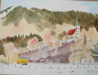 Stein an der Enns - paysages de neige